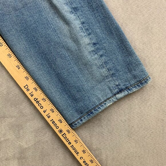 True Religion Mens Pants 34 Blue Distressed Jeans Rocco Relaxed Skinny 34x30 - Picture 6 of 14
